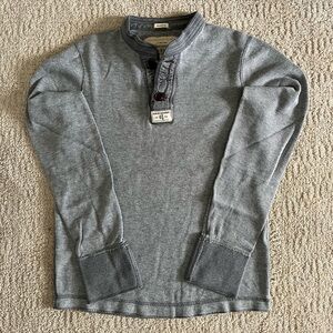 Abercrombie & Fitch Grey Henley